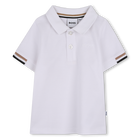 Polo manches courtes, BLANC, hi-res
