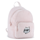 Petit sac &agrave; dos en polaire duveteuse KARL LAGERFELD KIDS 
                    FILLE