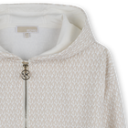 Sweat zipp&eacute; &agrave; capuche MICHAEL KORS 
                    FILLE
