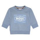 Sweat-shirt molleton col rond BOSS 
                    GARCON