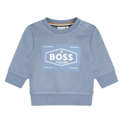 Sweat-shirt molleton col rond BOSS GARCON