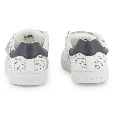 Baskets en cuir de vache KENZO KIDS UNISEXE