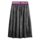 Halflange pliss&eacute;rok KARL LAGERFELD KIDS 
                    GIRL