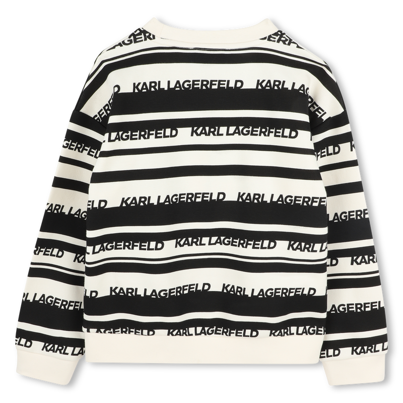 Sweat-shirt ray&eacute; KARL LAGERFELD KIDS 
                        GARCON