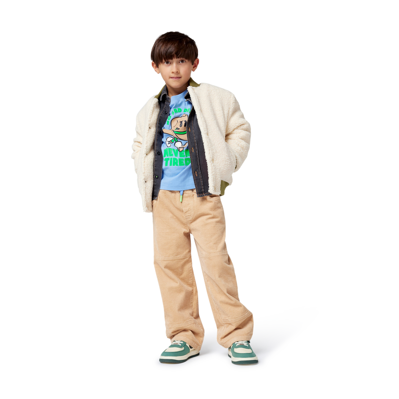 Jas van pluche stof BILLIEBLUSH 
                        BOY