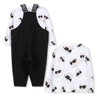 Overalls en T-shirt set KARL LAGERFELD KIDS 
                    BOY