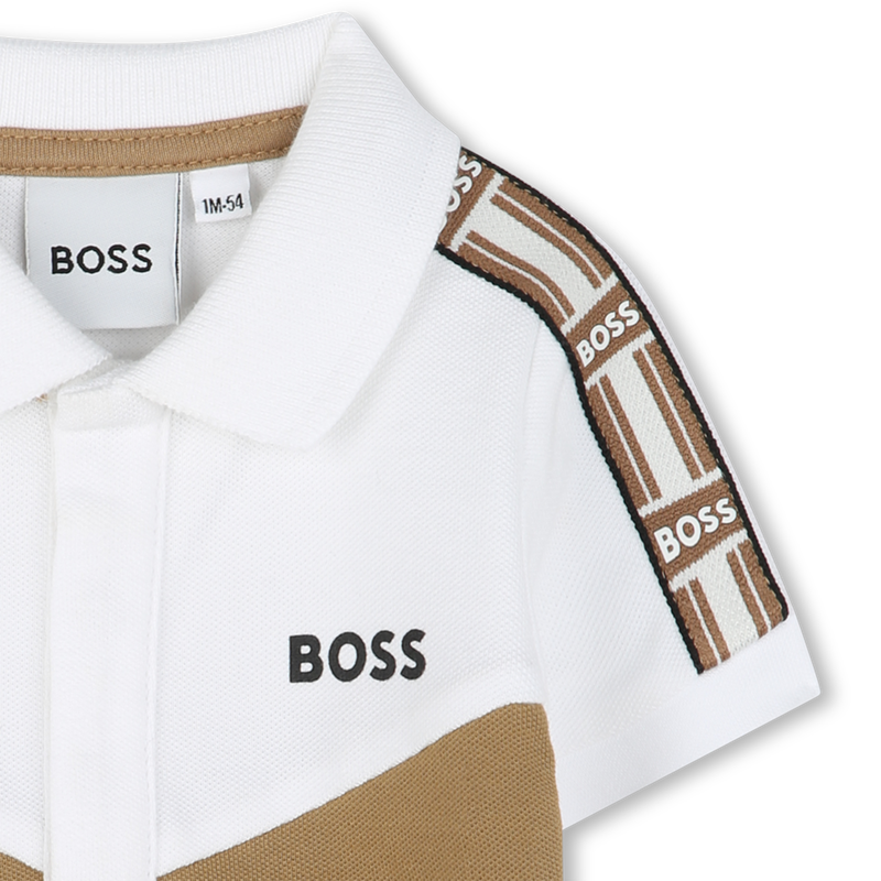 Polo met logostroken BOSS 
                        BOY