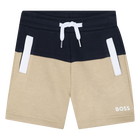Short bicolore molletonn&eacute; BOSS 
                    GARCON