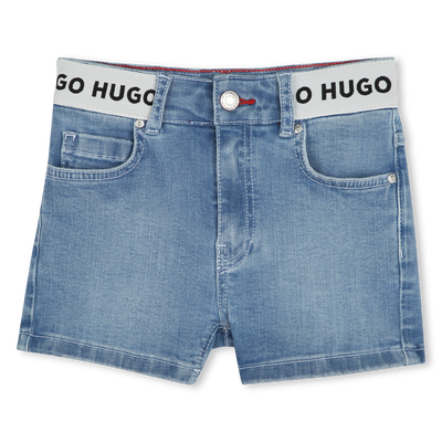 Short met zakken in jeansstof HUGO GIRL