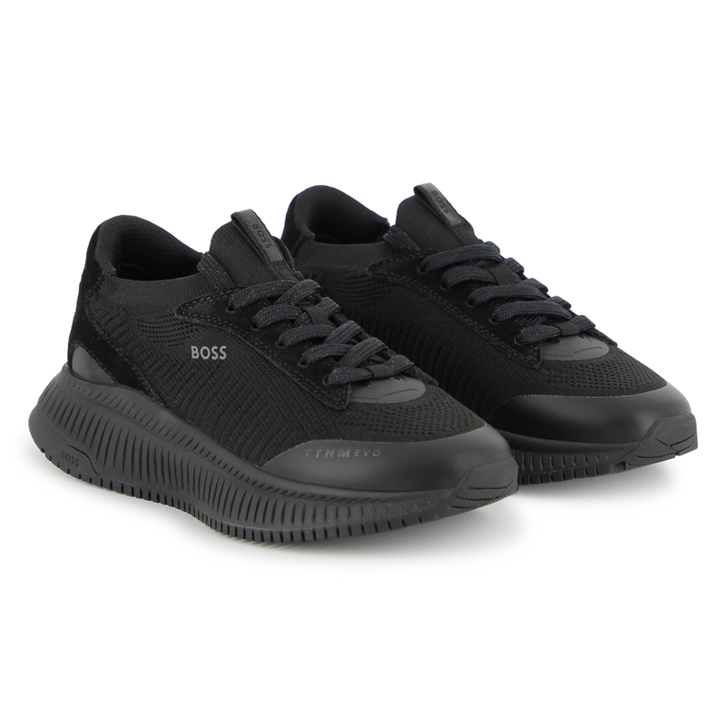 SNEAKERS MET VETERS BOSS 
                        BOY