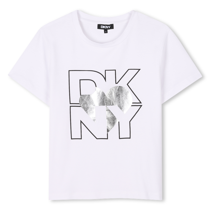 T-shirt &agrave; manches courtes DKNY 
                        FILLE