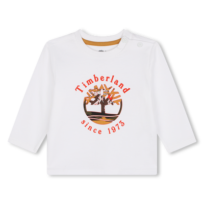 T-shirt avec imprim&eacute; sigl&eacute; TIMBERLAND GARCON