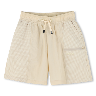 Bermuda &agrave; taille &eacute;lastiqu&eacute;e HUGO GARCON