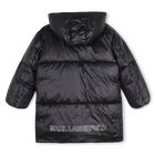 Lange donsjas KARL LAGERFELD KIDS 
                    GIRL
