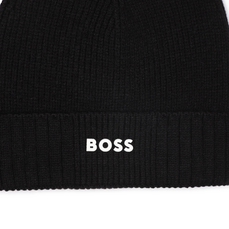 Bonnet tricot avec sigle BOSS 
                        GARCON