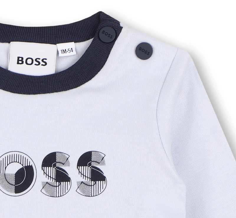 Ensemble body, bavoir et bonnet BOSS 
                        GARCON