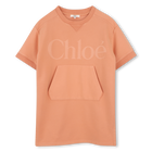 Robe &agrave; manches courtes, PEACH, hi-res