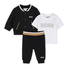 T-shirt + broek + vest set BOSS 
                    BOY