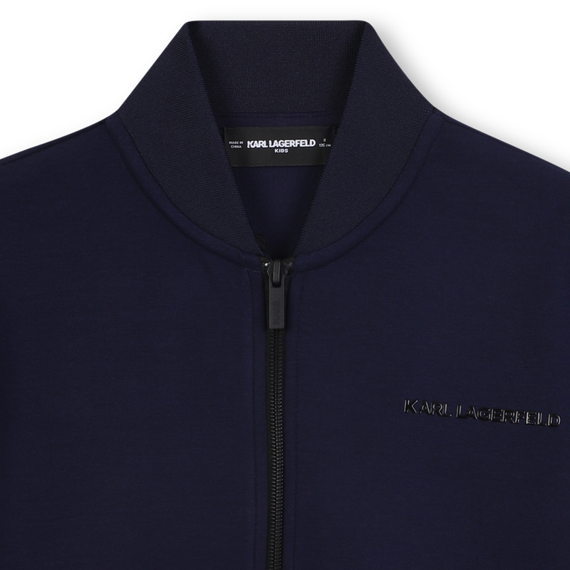 Cardigan en double jersey KARL LAGERFELD KIDS 
                        GARCON