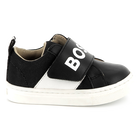 Leren sneakers met klittenband BOSS 
                    BOY