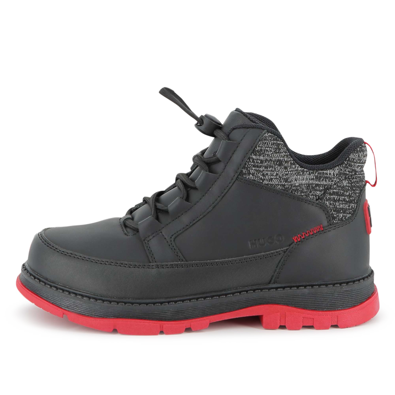 Enkellaarsjes met veters HUGO 
                        BOY