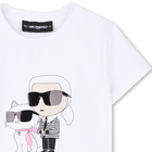 Tee-shirt manches courtes KARL LAGERFELD KIDS 
                    FILLE