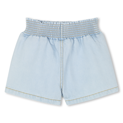 Short en jean avec poches KENZO KIDS FILLE