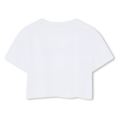 T-shirt avec patch et sigle HUGO FILLE