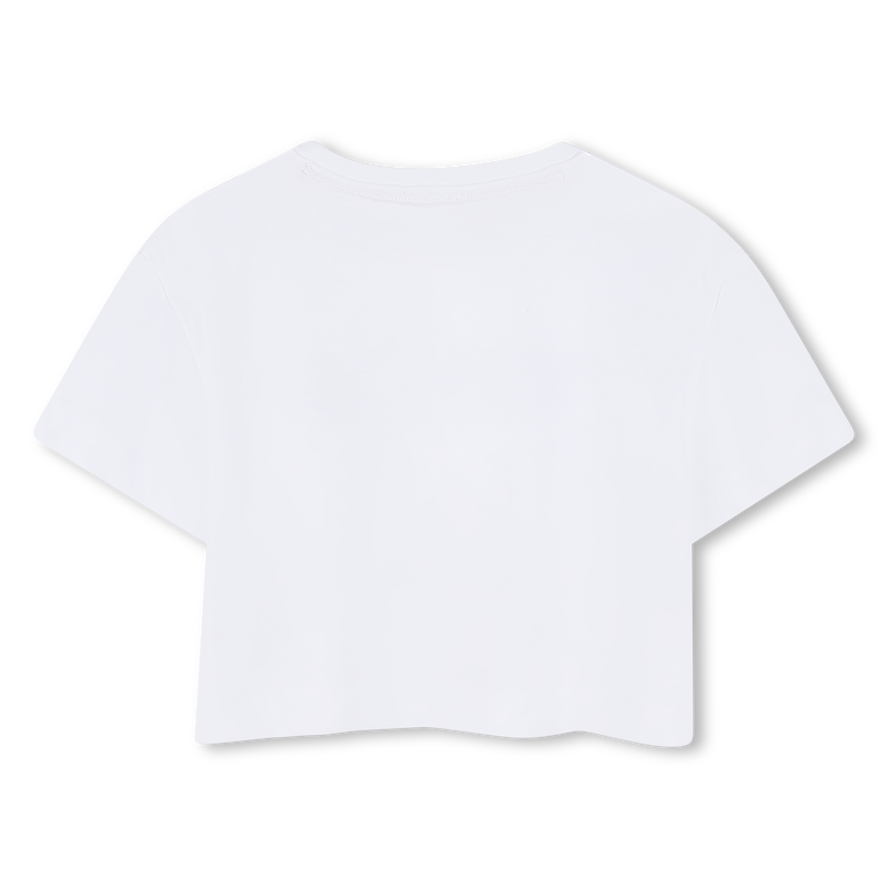 T-shirt met patch en logo HUGO 
                        GIRL