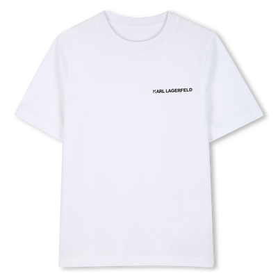 SET VAN 2 T-SHIRTS MET KORTE MOUWEN KARL LAGERFELD KIDS BOY