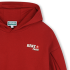 Sweat &agrave; capuche en molleton KENZO KIDS 
                    FILLE