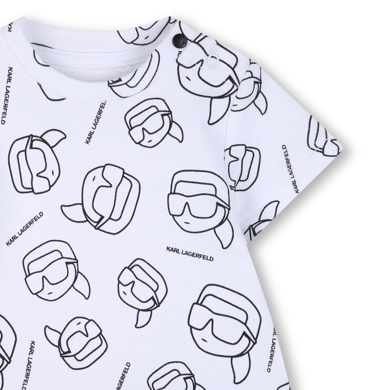 JUMPSUIT MET KORTE MOUWEN KARL LAGERFELD KIDS 
                        BOY