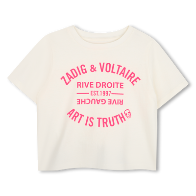 Tee-shirt manches courtes ZADIG VOLTAIRE FILLE
