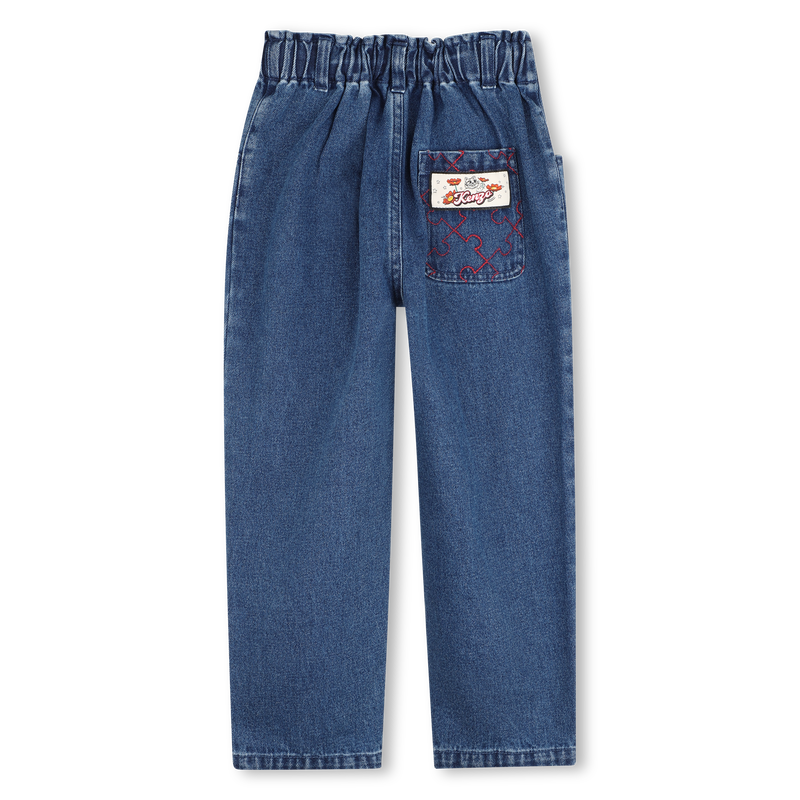 Pantalon en denim KENZO KIDS 
                        FILLE