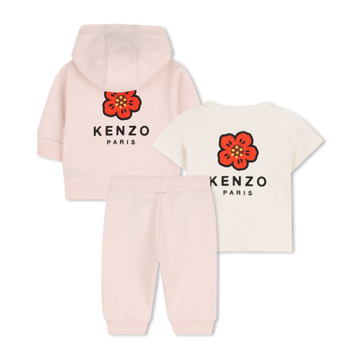 ENSEMBLE T-SHIRT, CARDIGAN ET PANTALON KENZO KIDS UNISEXE