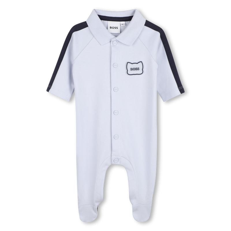 PYJAMA MET DRUKKNOOPSLUITING BOSS 
                        BOY