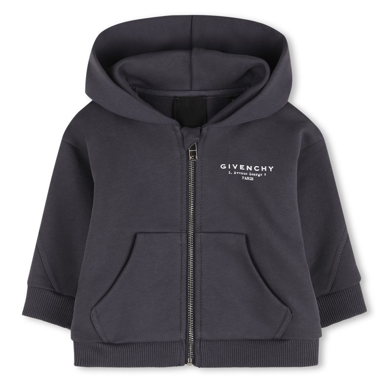 SWEAT ZIPP&Eacute; &Agrave; CAPUCHE GIVENCHY 
                        GARCON