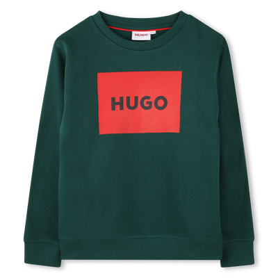 Sweat-shirt molletonn&eacute; HUGO GARCON