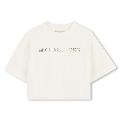 T-shirt manches courtes en jersey MICHAEL KORS FILLE