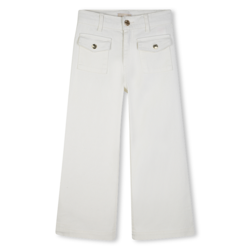 BROEK MET VERSTELBARE TAILLE MICHAEL KORS 
                        GIRL