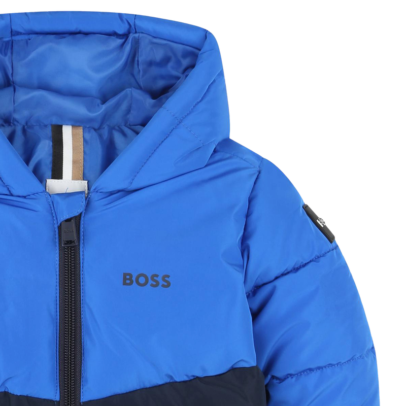 Tweekleurige anorak, capuchon BOSS 
                        BOY