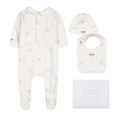 Pyjama set, muts en slabbetje KENZO KIDS UNISEX