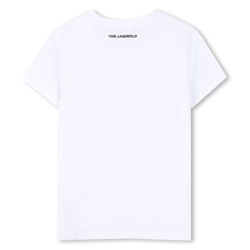 T-SHIRT MET KORTE MOUWEN KARL LAGERFELD KIDS 
                        GIRL