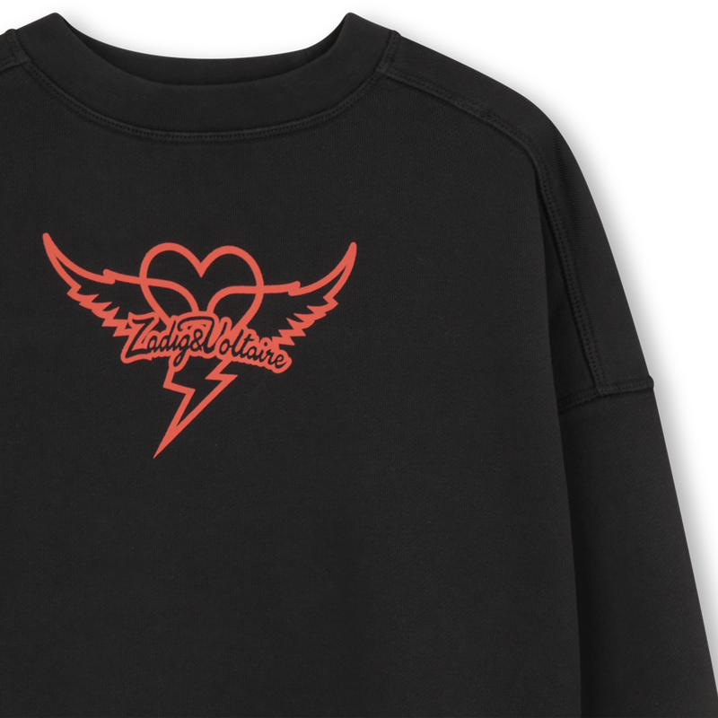 SWEATSHIRT MET RONDE HALS ZADIG & VOLTAIRE 
                        GIRL