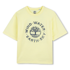 T-shirt met korte mouwen, STRO GEEL, hi-res