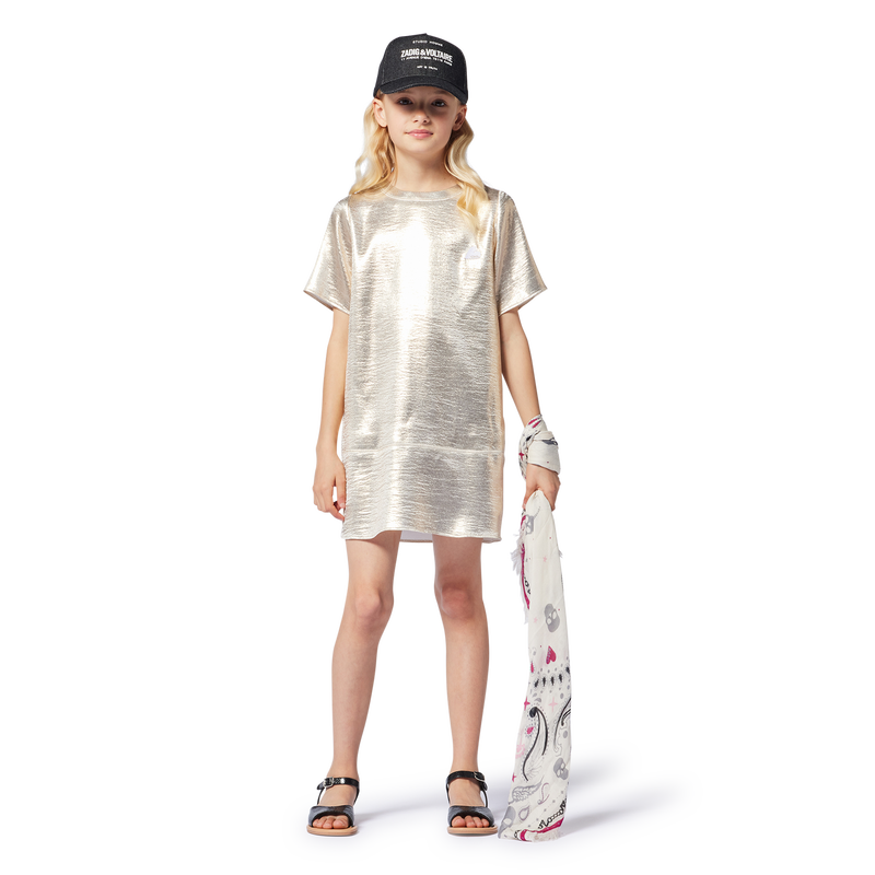 Robe aspect m&eacute;tallis&eacute; ZADIG & VOLTAIRE 
                        FILLE