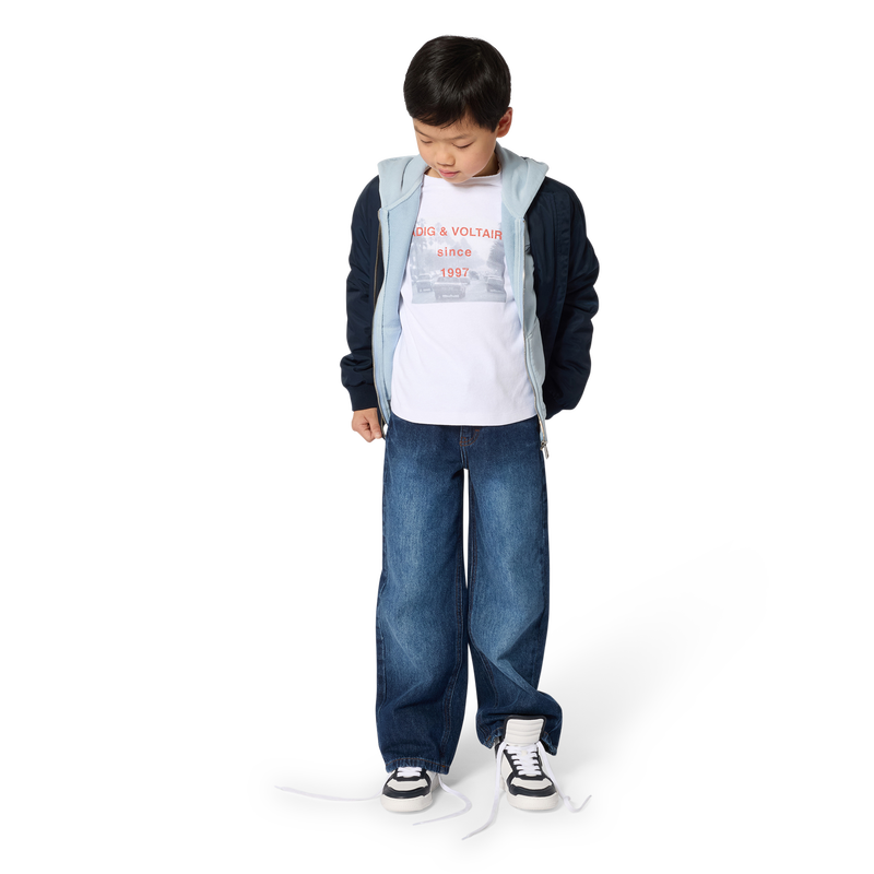 PANTALON EN JEAN LARGE ZADIG & VOLTAIRE 
                        GARCON