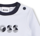 Ensemble body, bavoir et bonnet BOSS 
                    GARCON