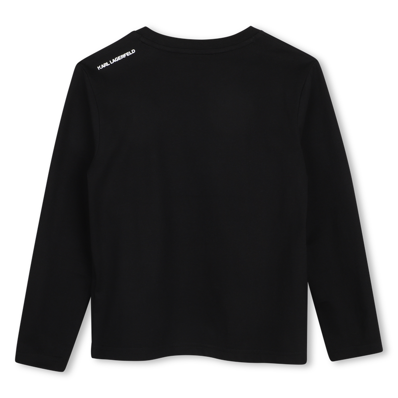 T-shirt met lange mouwen KARL LAGERFELD KIDS 
                        BOY