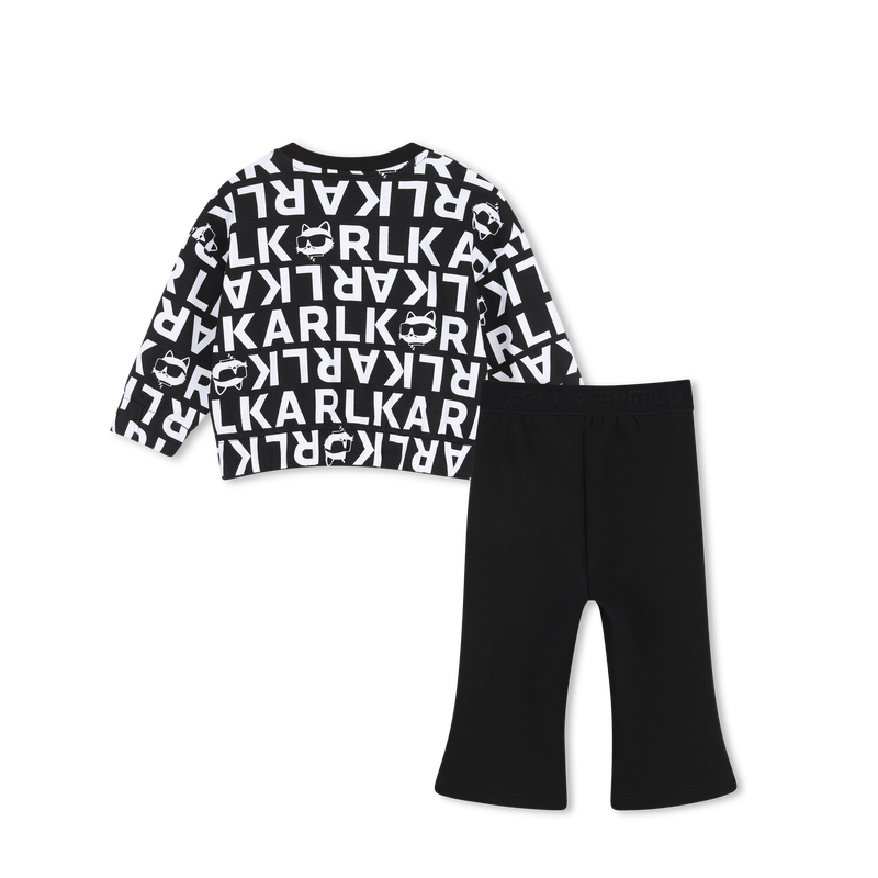 Ensemble Sweat-shirt et pantalon KARL LAGERFELD KIDS 
                        FILLE